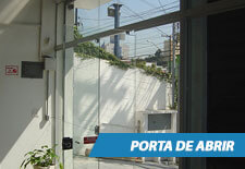 Porta de Vidro de Abrir