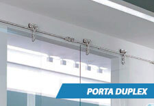 Porta de Vidro Duplex