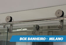 Box para banheiro Inox - Milano