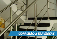 Corrimão para Escada - 2 Travessas