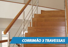 Corrimão para Escada - 3 Travessas